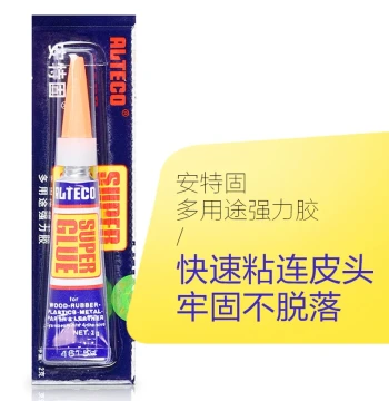 Billiard Cue Tip Glue, Quick-Set 502 Adhesive, O'Min Tip Attachment Glue