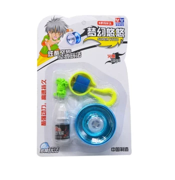 266 Crystal Triple-Bearing Plated Alloy Yo-Yo, Metal YOYO Ball, Cool Design with Individual Packaging