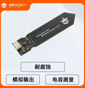 [Corrosion-Resistant] DFRobot Capacitive Soil Moisture Sensor Module Dry/Wet Detection