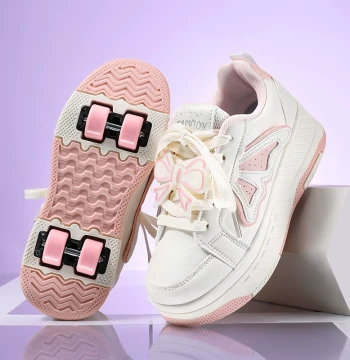 Girls' Heelys Shoes Summer 2026 New Arrival - Kids' Wheels Shoes with Detachable Rollers for Students