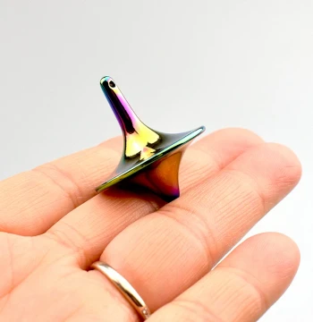 Adult Stress Relief Top Boredom Buster Zero Resistance Fidget Spinner Metal Small Toy