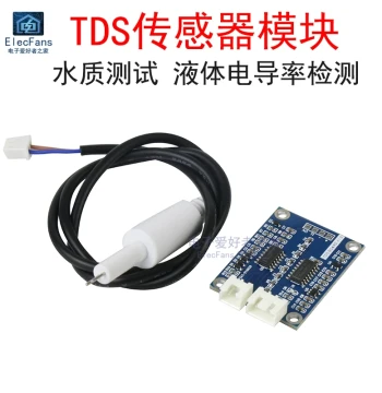 TDS Sensor Module, Analog Signal, Water Quality Testing and Liquid Conductivity Detection, Development Board Accessory