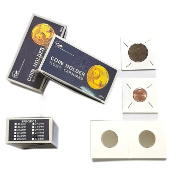 Specialized Coin Paper Holders for Ancient Coins and Commemoratives – 12 Sizes Available, Organization and Protection Supplies