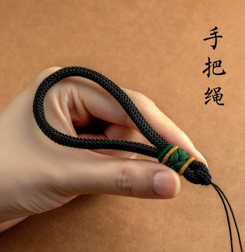 Handwoven Cord for Jade Handheld Carvings, Gourd-Shaped Rope, Collector's Hanging Strap, Keychain Cord, Men's Accessories, DIY Braided Rope