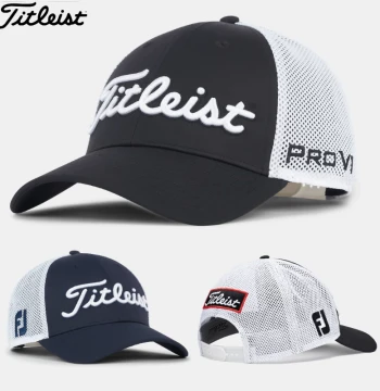 New Authentic Titleist Golf Cap for Men, Summer Quick-Dry Mesh Breathable Sports Hat
