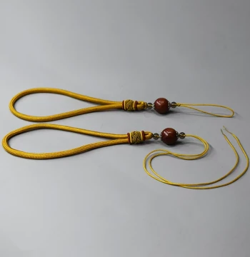 Collectible Handle Cord Fine Retro Wrist Strap Phone Lanyard Jade Thousand-Eye Bodhi Anti-Drop DIY Handmade Rope