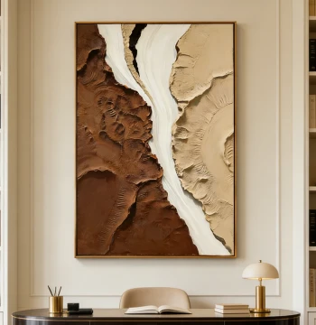 Modern Entryway Wall Art: Luxury Landscape Paintings for Living Rooms, Hallways, and Corridors – Custom Hand-Painted Oil Art