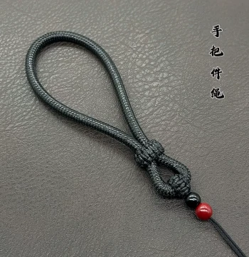 Minimalist Handmade Waxed Cord Strap for Jade and Wenwan Ornaments – Versatile Universal Design