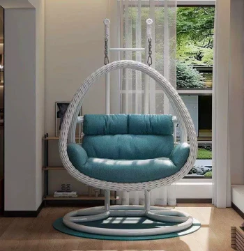 Hanging Basket Chair, Indoor Swing, Balcony Double Rattan Rocking Chair, Bird Nest Hanging Chair, Courtyard Outdoor Leisure Home Adult Use