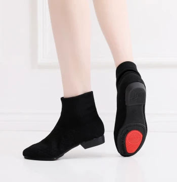Fly-Knit Women's Jazz Dance Shoes, Soft-Sole Practice Shoes, Cheerleading Performance Dance Shoes, Ballet Shoes, Ethnic Belly Dance Shoes