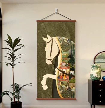 Vintage-Style 'Instant Success' Entryway Wall Art 2026 New Arrival for Living Room, Hallway, and Office Scroll Painting