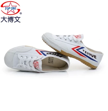 Shanghai Dabowen Feiyue Martial Arts Shoes - Soft Sole Training Sneakers for Track, Tai Chi, and Shaolin Kids (Men/Women)