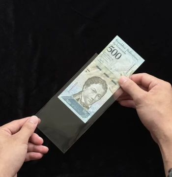 Thickened Banknote Protective Sleeves Sizes 1-4 - Currency Holders, Snake Commemorative Note Collection Bags, Coin Storage Sets