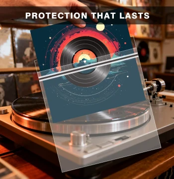 12"/10"/7" Vinyl Record Sleeves - Anti-Static Dust-Proof OPP Outer Protective Covers for LPs