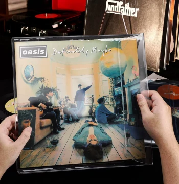 12-inch Vinyl Record Protective Sleeve Thickened PVC Anti-Moisture Dust-Proof Frosted Outer Bag