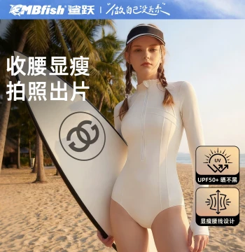 Shayue New Women's Diving Suit, Jellyfish Rash Guard, Long-Sleeve Full-Length Snorkeling and Surfing Sun-Protection Quick-Dry Wetsuit