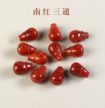 Selected 7A South Red Agate Three-Way Bead Bracelet - DIY Handmade Bracelet Suitable for 4-9mm Prayer Beads, Sweater Chains, and Handmade Accessories