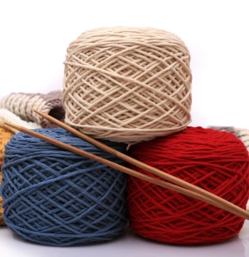 8-Ply Hand-Knitted Lover's Cotton Yarn Scarf and Sweater DIY Kit with Thick Needles for Couples
