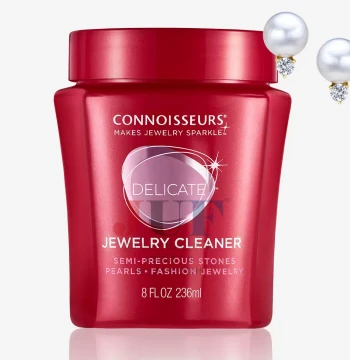 USA Jia Shi Jie Cleaning Solution for Pearls, Jadeite, and Gemstones - Gentle Jewelry Cleaner and Maintenance Wash