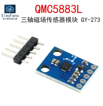 QMC5883L (Marking HP5883) 3-Axis Magnetic Field Sensor Module, Electronic Compass Board GY-273