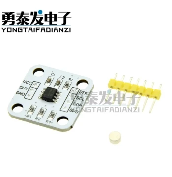 AS5600 Magnetic Encoder, Magnetic Induction Angle Measurement Sensor Module, 12-bit High Precision, Includes Magnet
