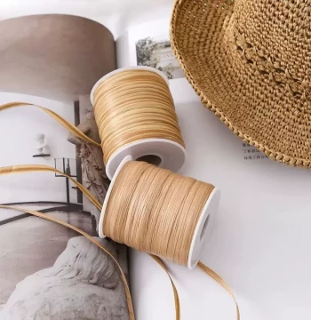 Raffia Cotton Grass Yarn for Bag Making, Paper Grass DIY Summer Cool Hat Weaving, Straw Bucket Bag Craft