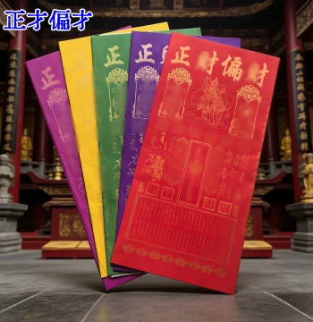 New Five-Color Paper Handmade Origami Taoist Ritual Fire Offering Grain Gathering March 3rd Supplies Ash-Leaving Character Yuanbao Paper