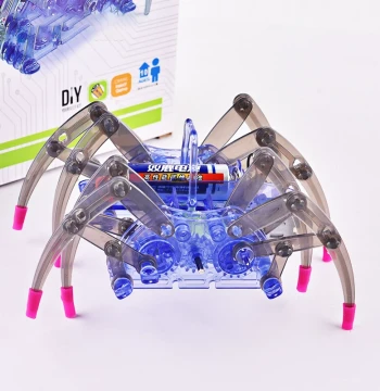 DIY Spider Robot Assembly Kit - Science Experiment and Invention Project for Students