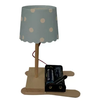 Smart Voice-Controlled Desk Lamp Model DIY Kit, Home Technology Craft Project, Electronic Science Experiment Materials