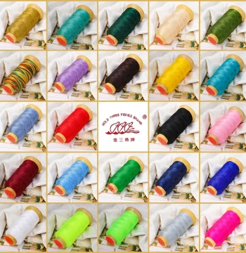 Jin San Yu Brand 12-Strand Thread DIY Hand Weaving Rope Material Colorful Non-Elastic Beading String for Cultural Play