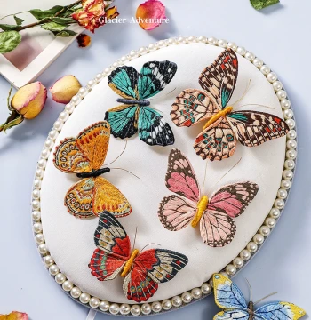 DIY Embroidery Brooch Kit for Beginners - Complete Fabric Craft Set with Materials for Handmade Gifts