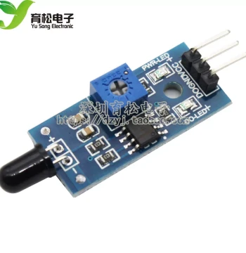 New Flame Sensor Module, Flame Detection Module, Infrared Receiver Module, Firelight Detection