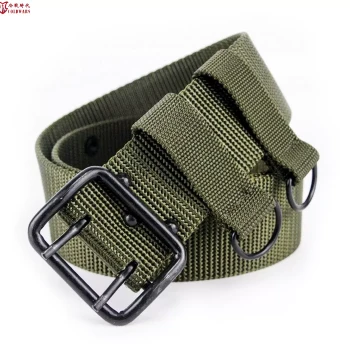 Cold War Era Direct Import Russian 17 Public Issue VKBO Army Green Double-Needle Tactical Outer Belt Nylon Buckle Belt Men