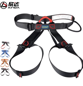 Xinda Outdoor Climbing Harness, Sit-Style Waist Belt, Children's Half-Body High-Altitude Fire Escape Rapelling Equipment