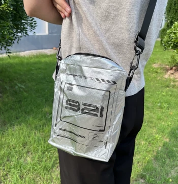 Incredibly Light! Only 64g! Trendy Fashion Men's Shoulder Bag, Crossbody Small Pack, Simple Multi-Function Waterproof Sports Style