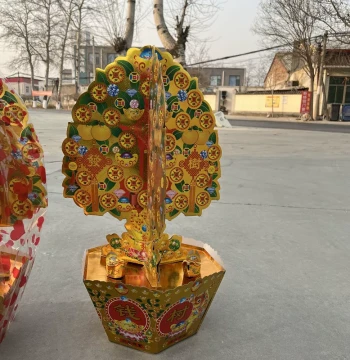 Wholesale Large Money Tree Paper Effigy Semi-Finished Products for Ancestor Worship, Qingming Festival, Cold Clothes Day, and Grave Sweeping