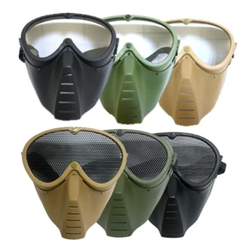 Military Fan Outdoor CS Shooting Full Face Protection Mask Airsoft Water Gel Gun Skull COS Mask