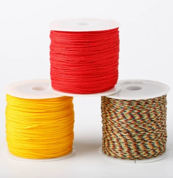 No. 72 Jade Cord for Braiding, Red String, DIY Jewelry Making Material, Beading Thread, Colorful Bracelet and Pendant Rope