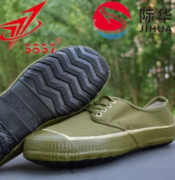3537 Liberation Shoes for Men, Military Training Shoes, Lightweight Wear-Resistant Yellow Rubber Shoes for Construction Sites, Low-Top Labor Protection Large Sizes