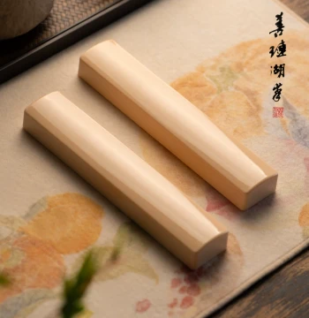 Shanlian Hubi 'Suying Shuangsheng' Paperweight and Ruler - Solid Creative Chinese-Style Studio Decor, Perfect New Chinese Gift for Children
