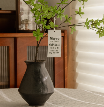 Chuanze Kiln Coarse Pottery Wabi-Sabi Vase: New Chinese Retro Zen Ceramic Flower Arrangement for Homestay, Tea Room, Hotel