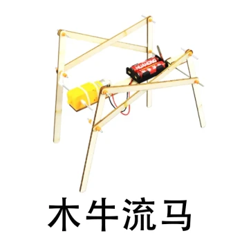 Wooden Ox and Flowing Horse DIY Kit – Complete Three Kingdoms Educational Model Building Set