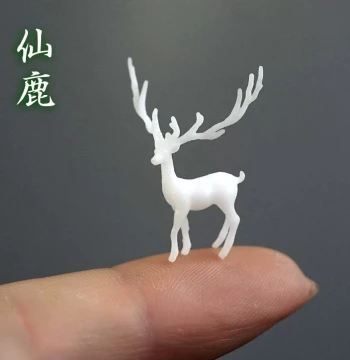 Immortal Deer Moss Micro-Landscape Decor Material, Terrarium Eco-Planter for Flowers and Succulents, Figurine Model, Miniature Animals