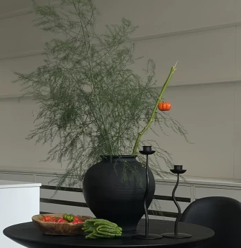 New Chinese Wabi-Sabi Black Coarse Pottery Vase: Retro Large-Belly Modern Flower Arrangement Container with Premium Aesthetic