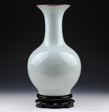Jingdezhen Ceramic Vase - Antique Porcelain Flower Arrangement Decor, Retro Chinese Modern Minimalist Living Room Home Ornament