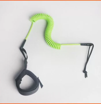 Direct Sales Surf Rope Single Board Rope Paddle Board Accessories Stunt Elastic Ankle Rope Paddling Loss-Prevention Rope Towing Rope