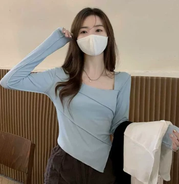 Bottoming Shirt Womens Autumn and Winter New Spice Girl Sli