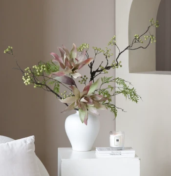 Chinese Song Dynasty Aesthetic Ceramic Vase | Zen Wabi-Sabi Decor for Homestays, Bars, and French Vintage Interiors