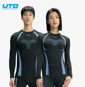 UTO Carbon Core Outdoor Sports Quick-Dry Set, Men's and Women's Thermal Base Layer for Autumn/Winter Running and Hiking