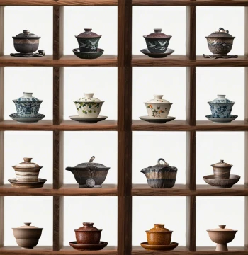 New Chinese-Style Song Dynasty Aesthetic Tea Room Decor: Vintage Teaware, Gaiwan, and Ancient-Style Tea Culture Accessories
